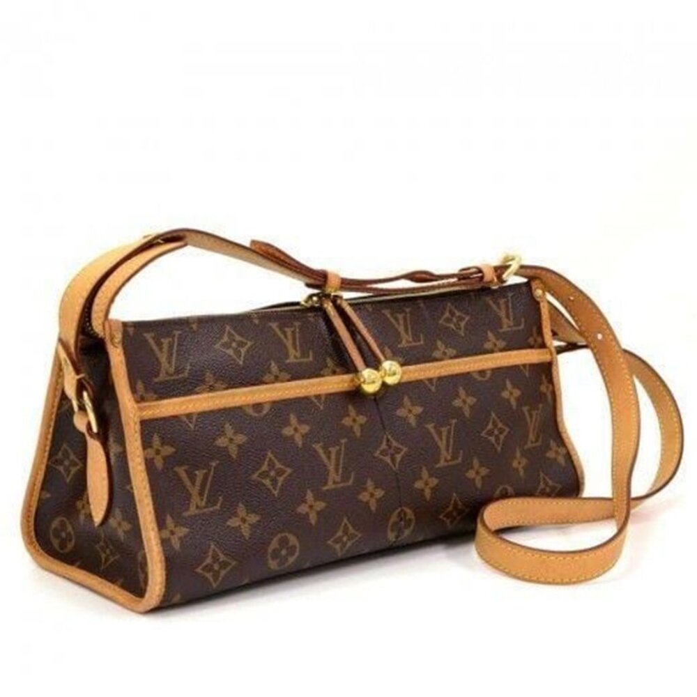Louis Vuitton Monogram Canvas Crossbody Bag in Brown and Tan - Picture 9 of 16